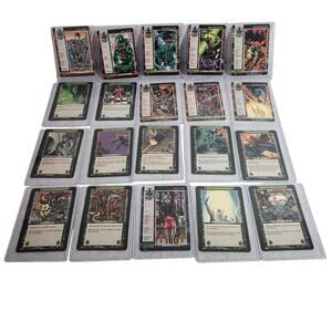 Rare + Ultra Rare Vintage Spawn Power Cardz CCG Lot Of 20 In Protectors 1995 NM